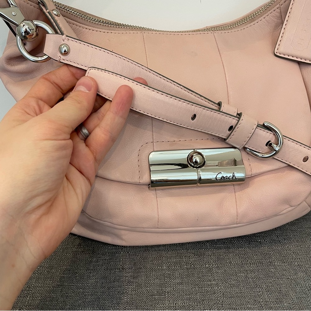 COACH Kristin Hobo Bag Convertible Crossbody - Pink - Picture 4 of 16